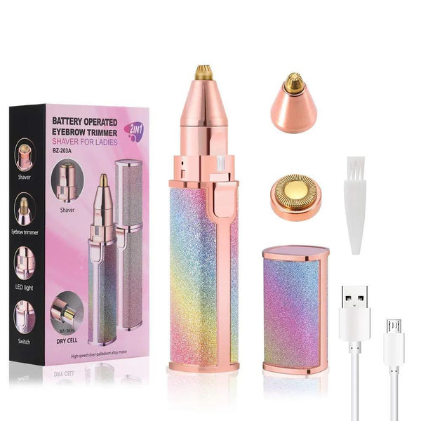 Rechargeable Women's Eyebrows Hair Trimmer
